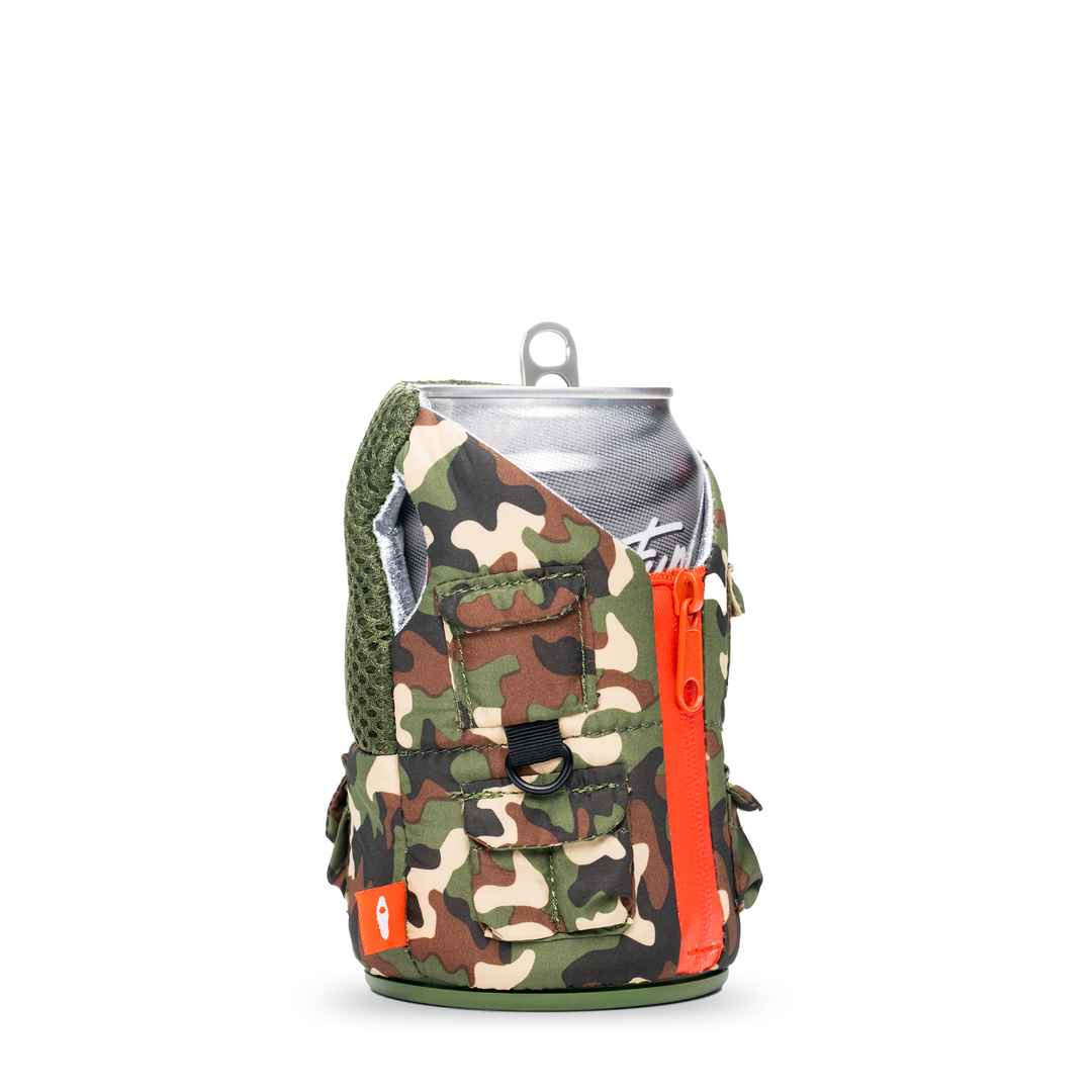 The Adventurer - Puffin Drinkwear drink sleeves #color_woodsy-camo