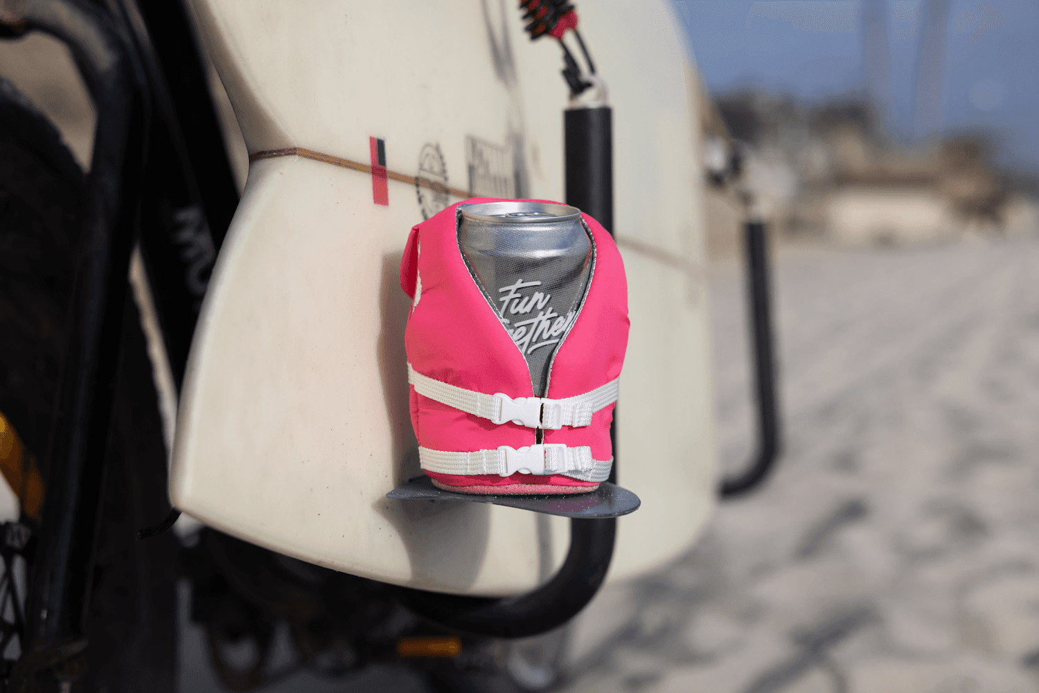 Pink Koozie-Like Holder