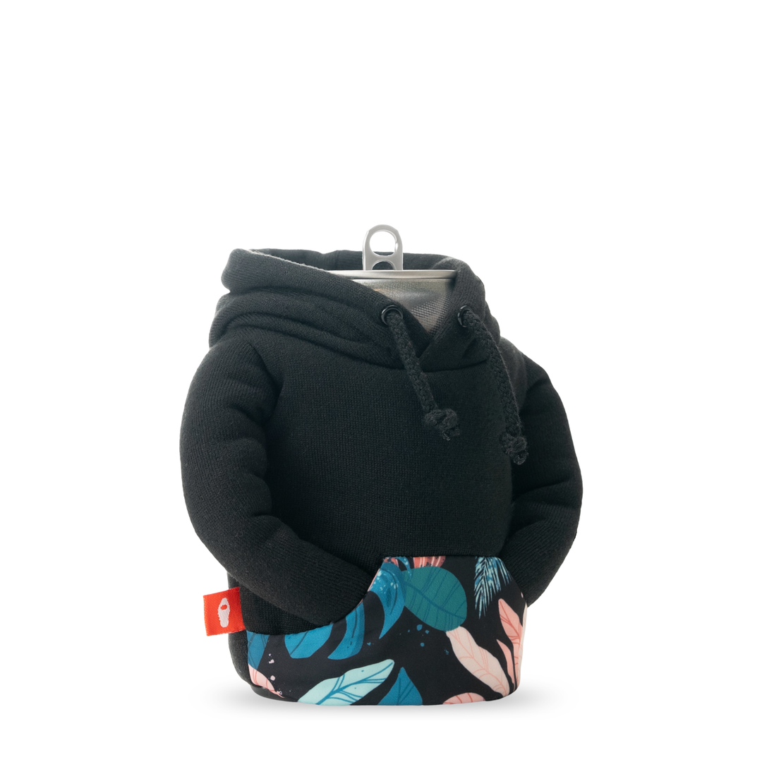 The Hoodie Black Monstera #color_black-monstera