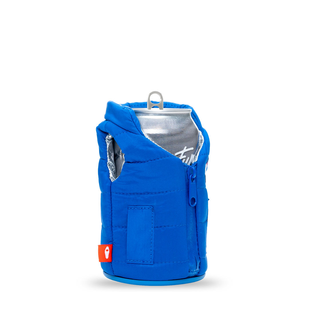 The Puffy Vest - Puffin Drinkwear drink sleeves #color_varsity-blue-colorado