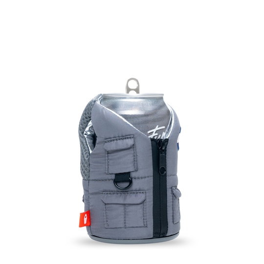 The Adventurer - Puffin Drinkwear drink sleeves #color_pewter-colorado