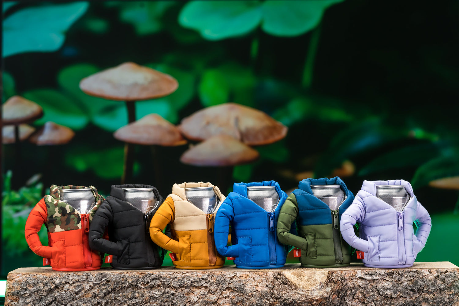 Puffy Beer Jackets Keeping Beers Cool