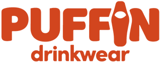Puffin Drinkwear orange logo