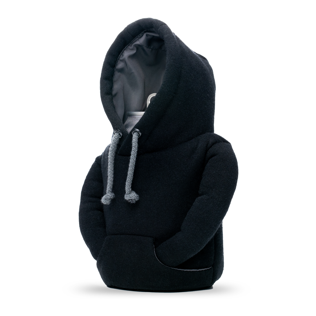 The Hoodie - Puffin Drinkwear drink sleeves #color_black-pewter