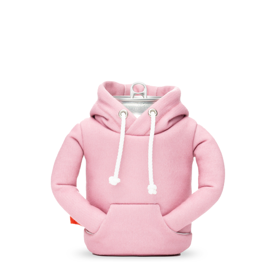 The Hoodie - Puffin Drinkwear drink sleeves #color_dusty-rose-sandy-white