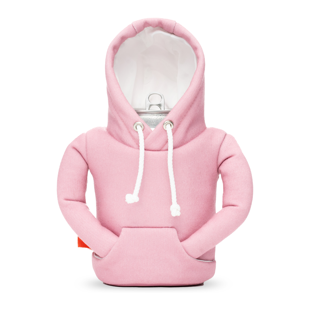 The Hoodie by Puffin Drinkwear drink sleeve #color_dusty-rose-sandy-white