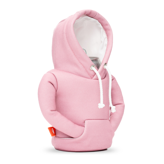 Dusty Rose Colored Hoodie Koozie