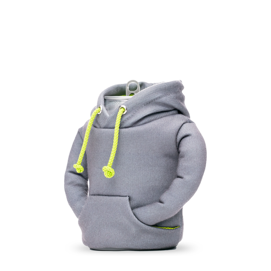 The Hoodie - Puffin Drinkwear drink sleeves #color_pewter-keylime-pie