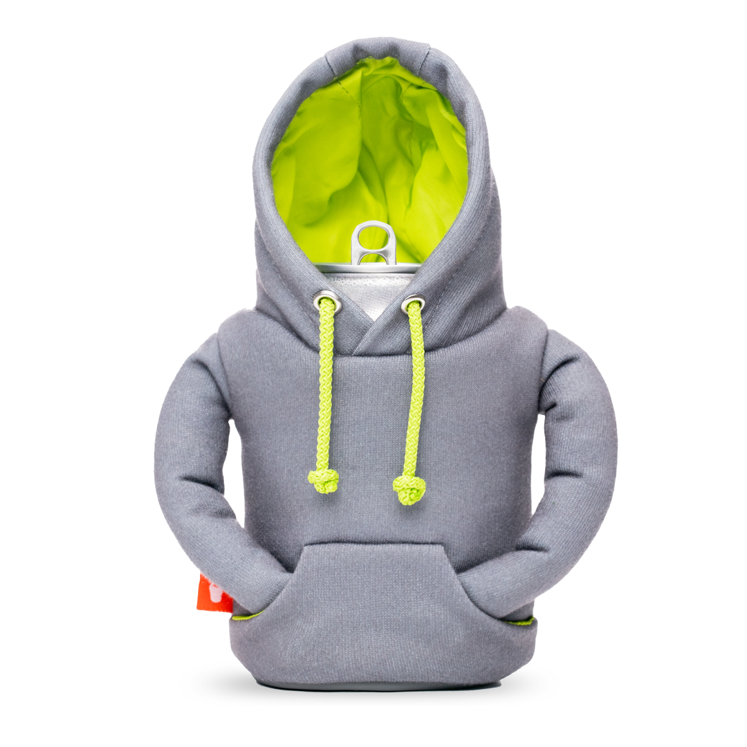 The Hoodie by Puffin Drinkwear drink sleeve #color_pewter-keylime-pie