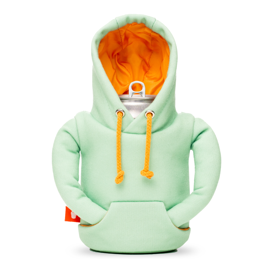 The Hoodie by Puffin Drinkwear drink sleeve #color_seafoam-apricot