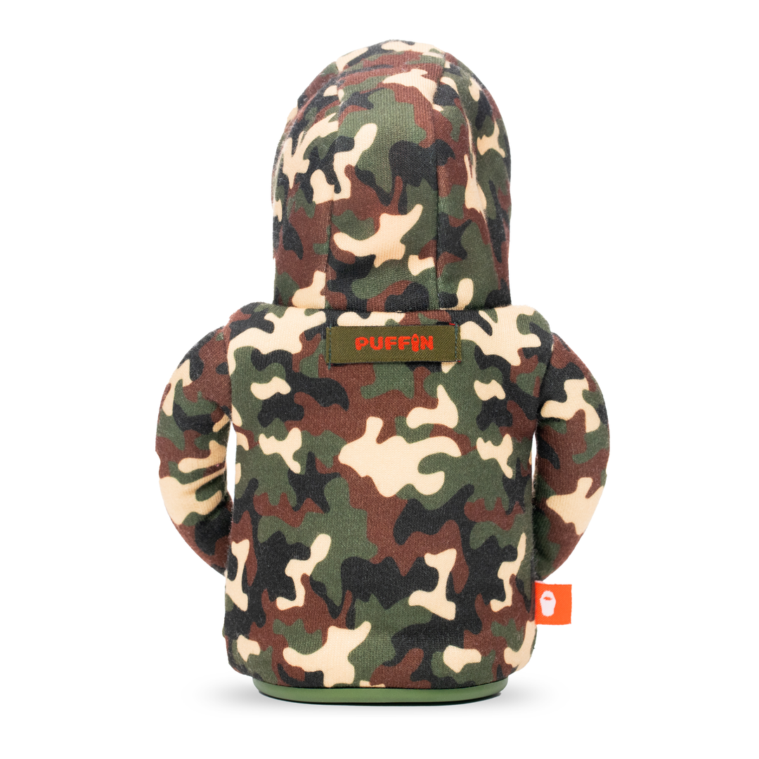 The Hoodie - Puffin Drinkwear drink sleeves #color_woodsy-camo-puffin-red