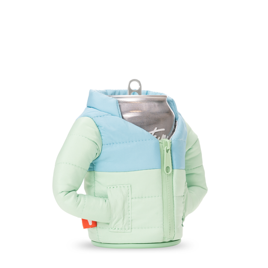 The Puffy - Puffin Drinkwear drink sleeves #color_seafoam-crater-blue