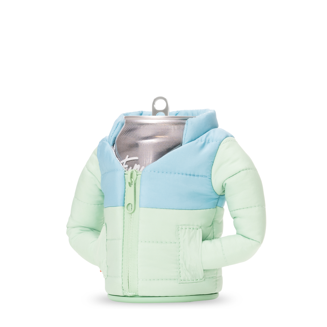 The Puffy - Puffin Drinkwear drink sleeves #color_seafoam-crater-blue