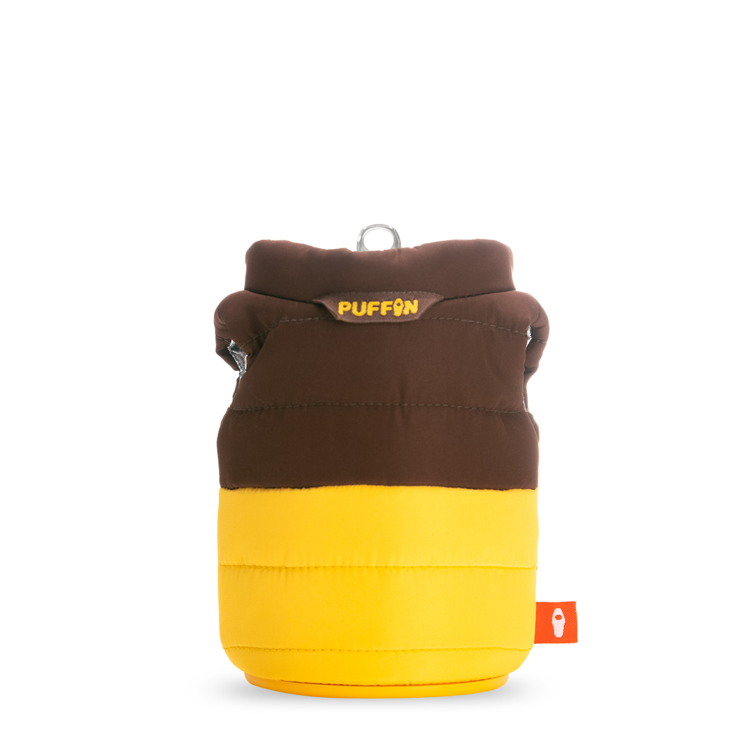 The Puffy Vest - Puffin Drinkwear drink sleeves #color_creamsicle-chocolate