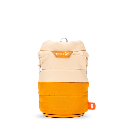 The Puffy Vest - Puffin Drinkwear drink sleeves #color_honey-brown-taco-tan