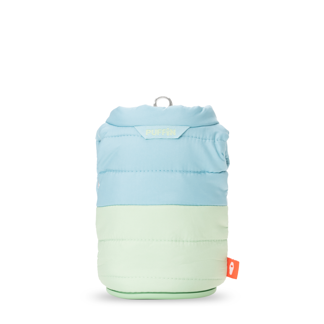 The Puffy Vest - Puffin Drinkwear drink sleeves #color_seafoam-crater-blue
