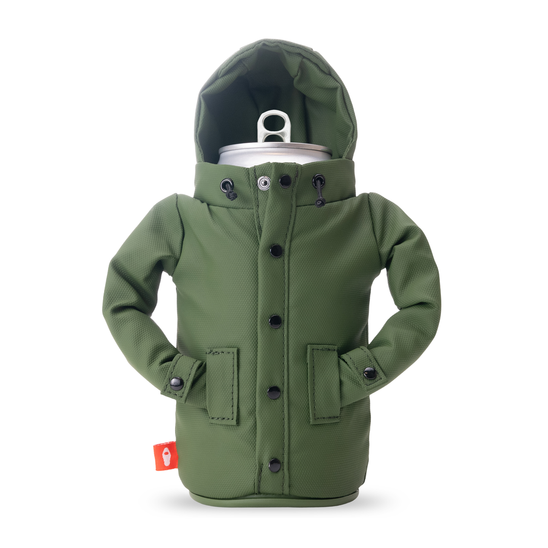 The Raincoat by Puffin Drinkwear #color_olive-green