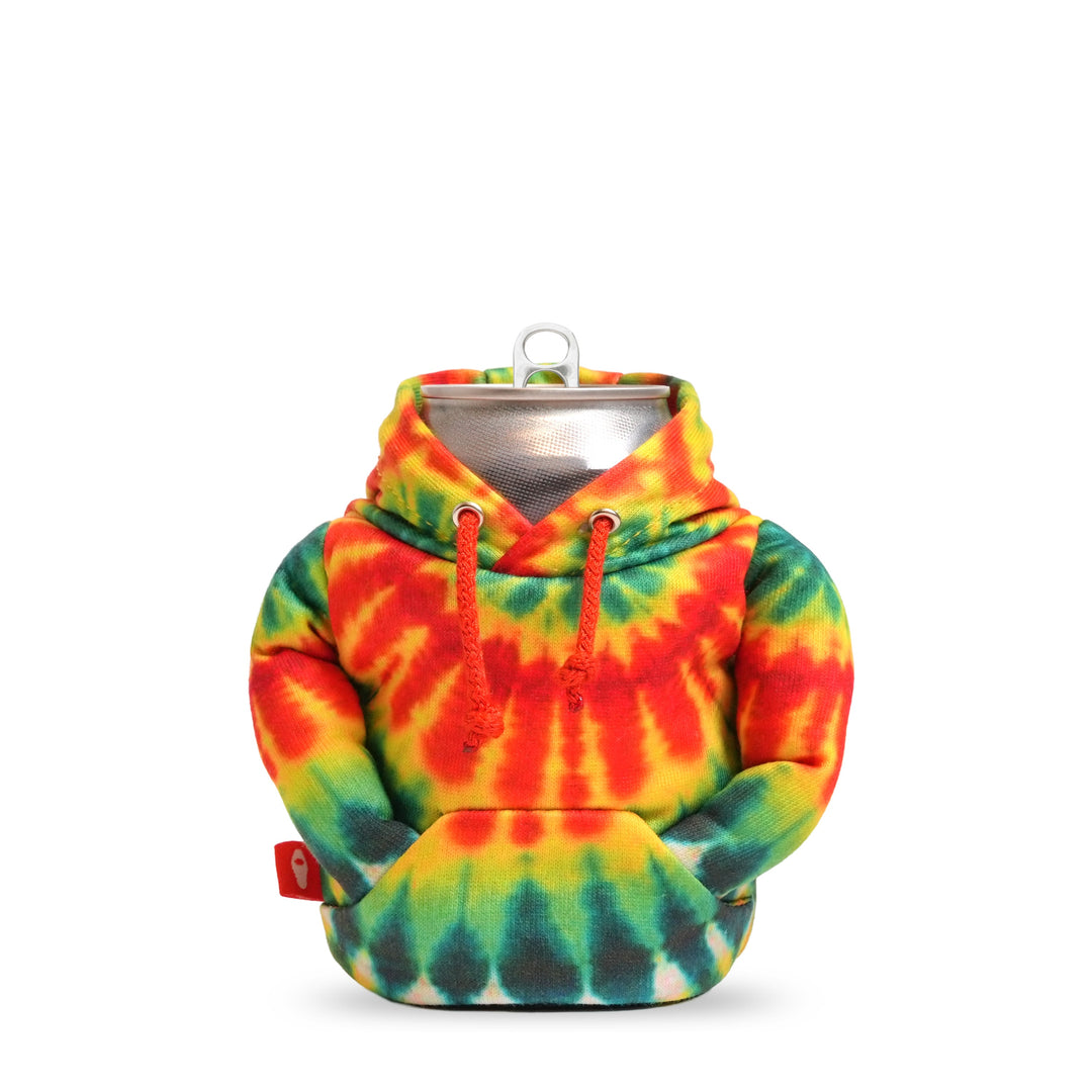 The Hoodie  #color_red-green-tie-dye