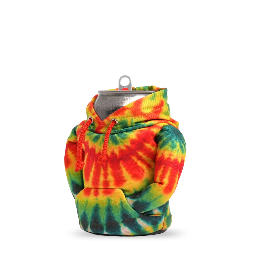The Hoodie  #color_red-green-tie-dye