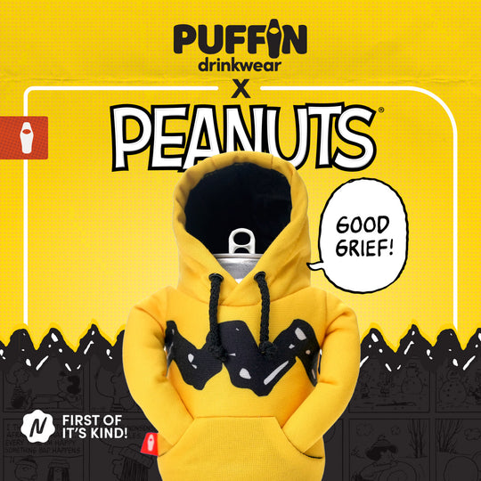 Puffin x Peanuts Charlie Brown Hoodie #color_yellow