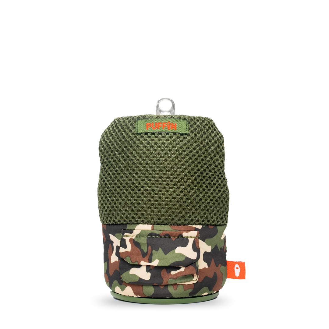 The Adventurer - Puffin Drinkwear drink sleeves #color_woodsy-camo