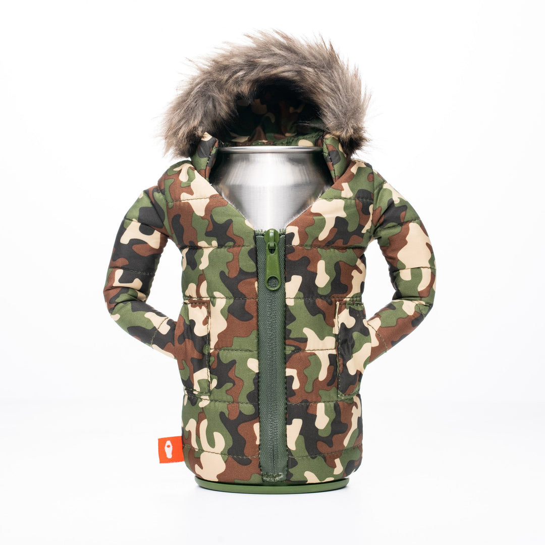 The Pahka Army - Puffin Drinkwear drink sleeves #color-woodsy-camo