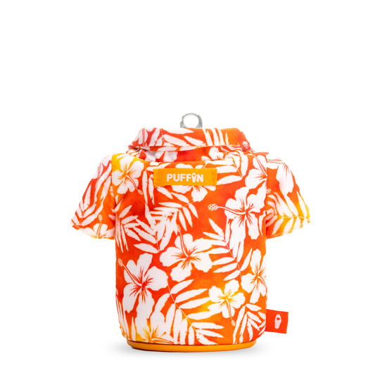 The Aloha - Puffin Drinkwear drink sleeves #color_apricot-floral