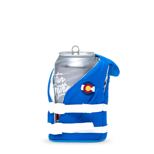 The Buoy Colorado - Puffin Drinkwear drink sleeves #color_varsity-blue