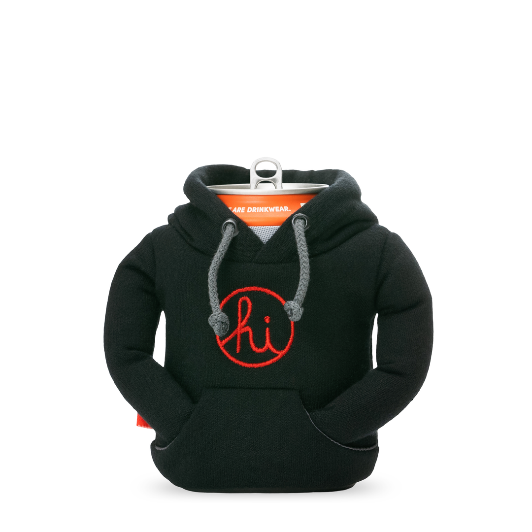 Da In4mation Hoodie - Puffin Drinkwear drink sleeves #color_black-pewter-red