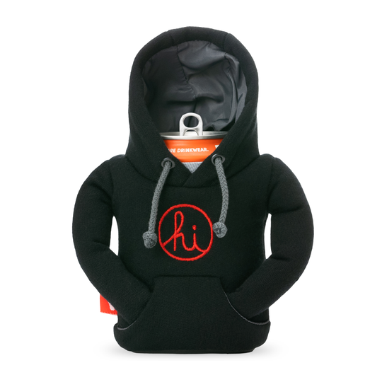 Da In4mation Hoodie - Puffin Drinkwear drink sleeves #color_black-pewter-red