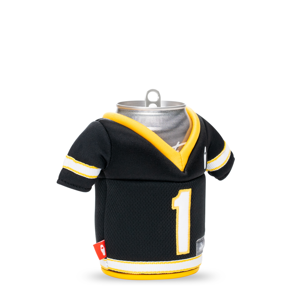 The Gridiron - Puffin Drinkwear drink sleeves  #color_black-canary