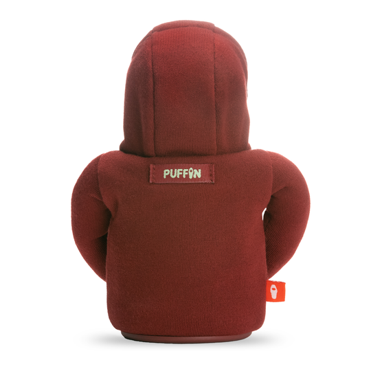 The Hoodie - Puffin Drinkwear drink sleeves #color_brick-red-island-time