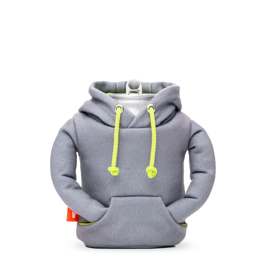 The Hoodie - Puffin Drinkwear drink sleeves #color_pewter-keylime-pie