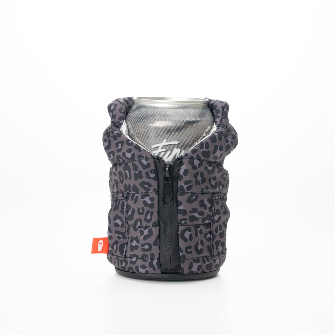 FBA- The Puffy Vest - Black Leopard #color_black-leopard