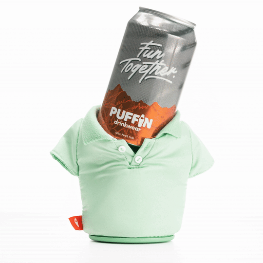 The Polo - Puffin Drinkwear drink sleeves #color_seafoam